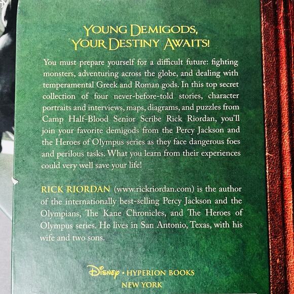 RICK RIORDAN Lot The Last Olympian Demigod Diaries & Demigod Files HC YA Fantasy - Picture 10 of 16